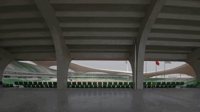 “消失的体育场”建成，马岩松/MAD全球最大覆土建筑群设计