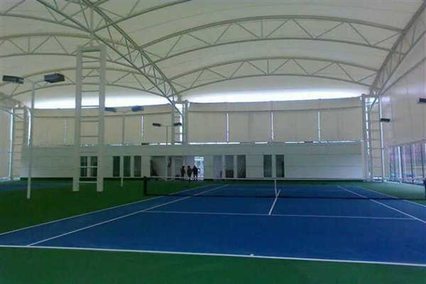 网球场馆膜结构看台