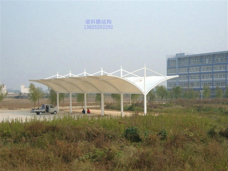 火车站站台遮阳棚膜结构